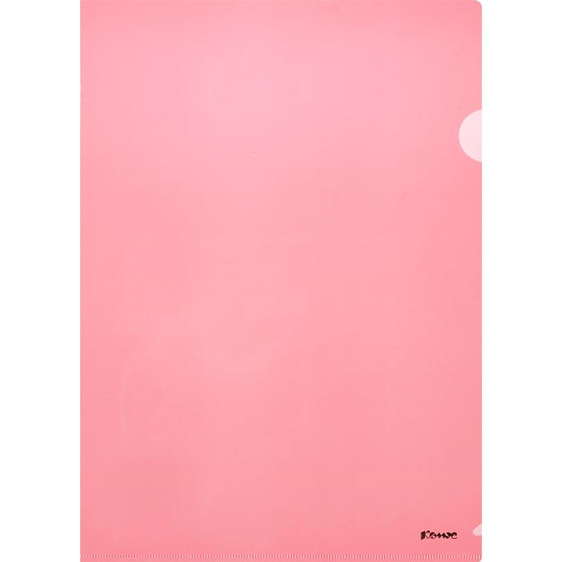 Папка уголок Комус А4 180мкм (красный) Папка уголок Комус А4 180мкм (красный)