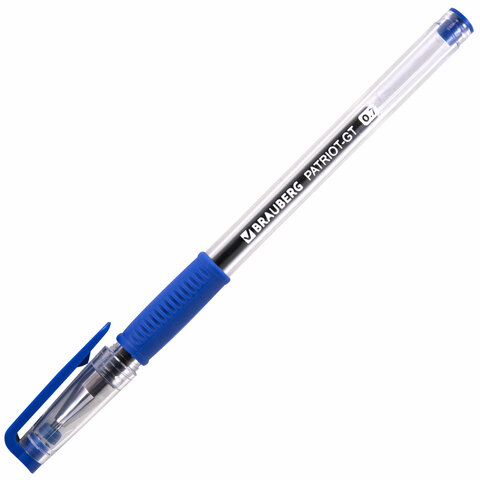 Ручка гелевая РОССИЯ "PATRIOT-GT", СИНЯЯ, корпус прозрачный, узел 0,7 Ручка гелевая РОССИЯ "PATRIOT-GT", СИНЯЯ, корпус прозрачный, узел 0,7