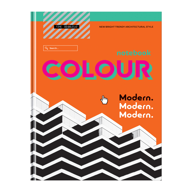 Бизнес-блокнот А5, 120л., BG "Colour", глянцевая ламинация Бизнес-блокнот А5, 120л., BG "Colour", глянцевая ламинация