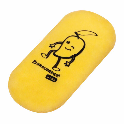 Ластик BRAUBERG KIDS "Fruits", 50х23х10 мм, пастельные цвета ассорти, Ластик BRAUBERG KIDS "Fruits", 50х23х10 мм, пастельные цвета ассорти,