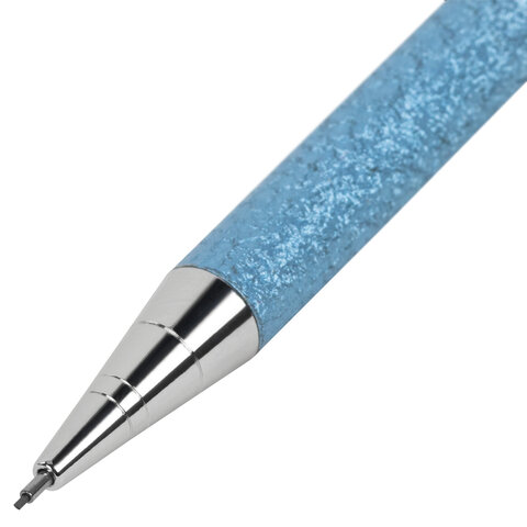 Карандаш механический 0,5 мм, HB, BRAUBERG OCEAN BLUE, металлический корпус, Карандаш механический 0,5 мм, HB, BRAUBERG OCEAN BLUE, металлический корпус,
