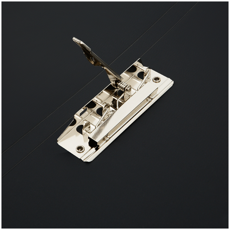 Папка с зажимом СТАММ, 14мм, 500мкм, черная Папка с зажимом СТАММ, 14мм, 500мкм, черная