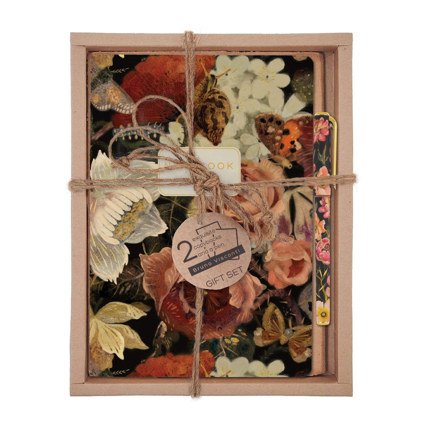 НАБОР ПОДАРОЧНЫЙ "FLORA.Lush Bouquet" (ДВЕ ТЕТРАДИ BV И РУЧКА) НАБОР ПОДАРОЧНЫЙ "FLORA.Lush Bouquet" (ДВЕ ТЕТРАДИ BV И РУЧКА)