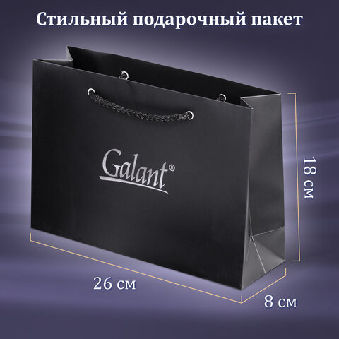 Ручка шариковая GALANT "Black", корпус черный, ежедневник Ручка шариковая GALANT "Black", корпус черный, ежедневник