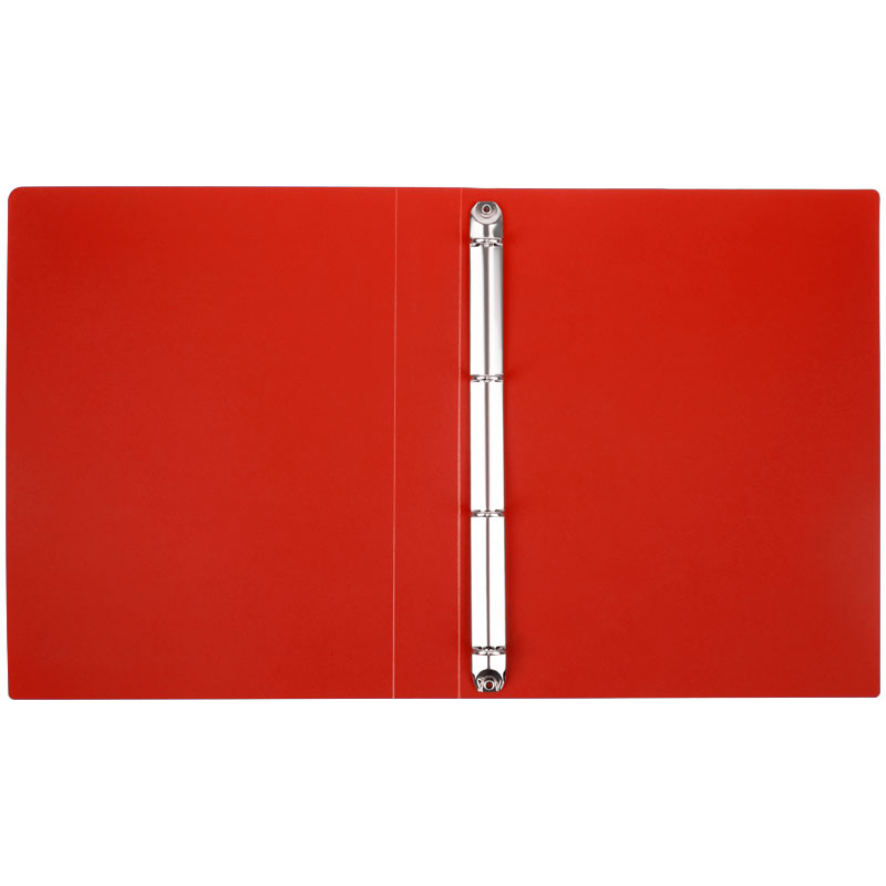 Папка на 4-х кольцах СТАММ, 40мм, 500мкм, красная