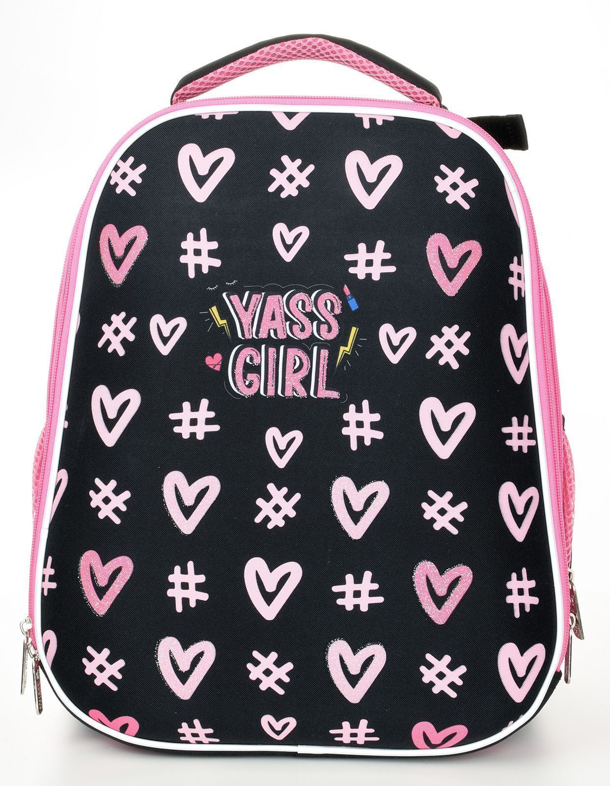 Рюкзак Schoolformat ERGONOMIC + YES GIRL 19,8 л черн. 38х30х18 см жестк. каркас Рюкзак Schoolformat ERGONOMIC + YES GIRL 19,8 л черн. 38х30х18 см жестк. каркас