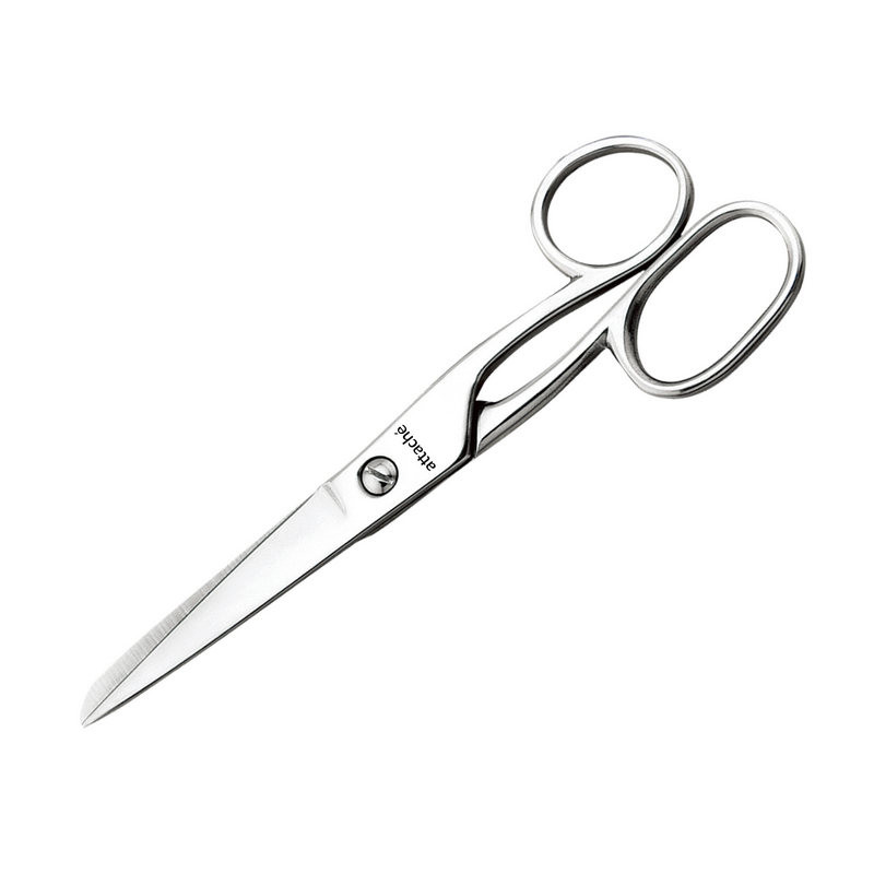 Ножницы Attache Metal 155 мм, ассиметричные ручки, цельнометаллические Ножницы Attache Metal 155 мм, ассиметричные ручки, цельнометаллические