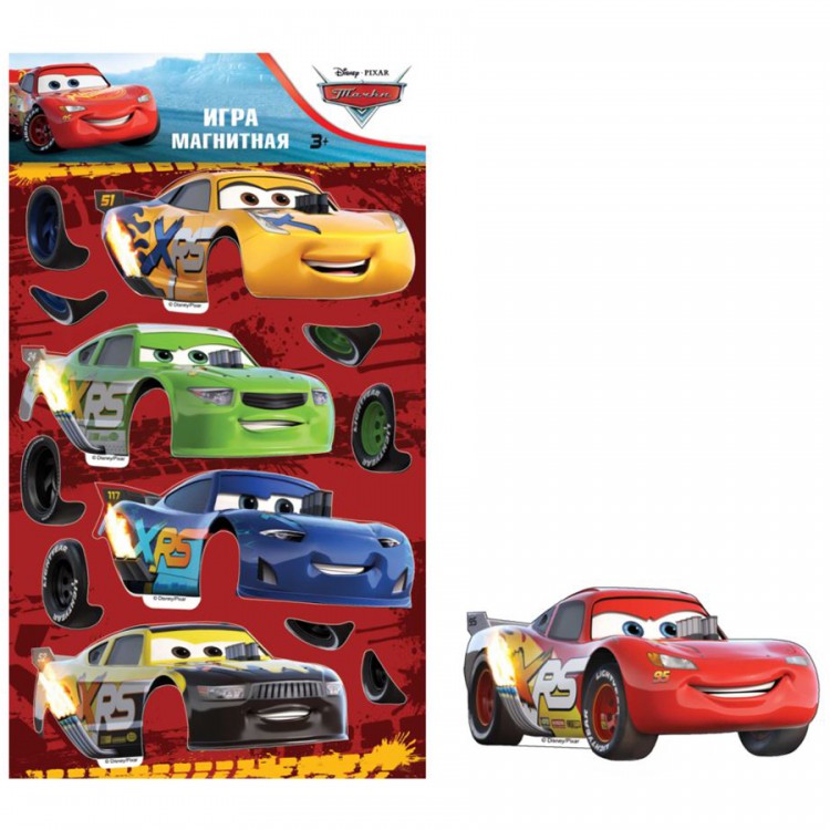Магнитная игра "Тачки 3" с маркировкой Disney/Pixar Магнитная игра "Тачки 3" с маркировкой Disney/Pixar