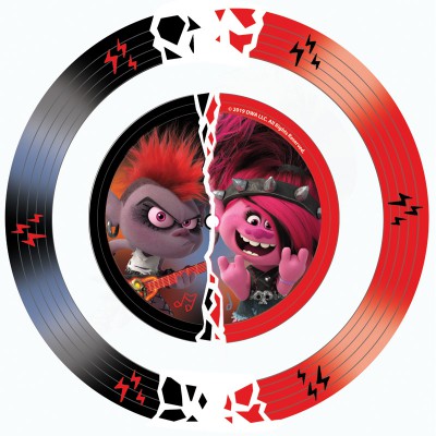 Тарелка «Тролли 2» Серия Рок, 19,5 см, стекло Тарелка «Тролли 2» Серия Рок, 19,5 см, стекло