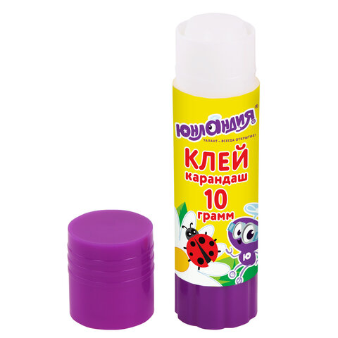 Клей-карандаш ЮНЛАНДИЯ "ЮНЛАНДИК И БОЖЬЯ КОРОВКА", 10 г, улучшенный, Клей-карандаш ЮНЛАНДИЯ "ЮНЛАНДИК И БОЖЬЯ КОРОВКА", 10 г, улучшенный,