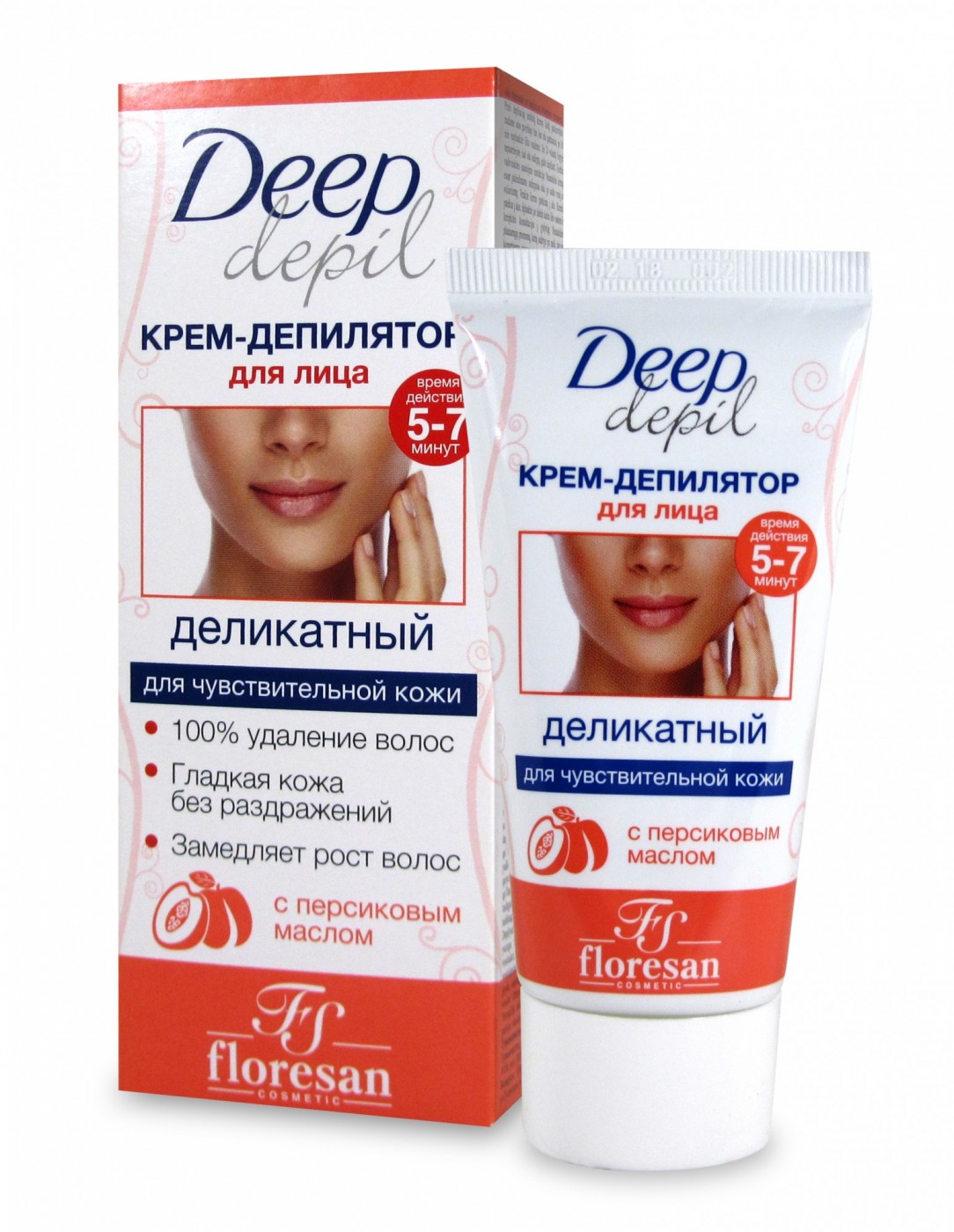 Floresan Deep Depil Крем-депилятор деликатный для ЛИЦА, 50мл. арт.Ф-126 Floresan Deep Depil Крем-депилятор деликатный для ЛИЦА, 50мл. арт.Ф-126