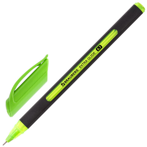 Ручка шариковая масляная BRAUBERG "Extra Glide Soft Color", СИНЯЯ, Ручка шариковая масляная BRAUBERG "Extra Glide Soft Color", СИНЯЯ,