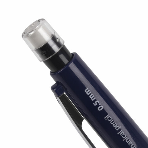 Карандаш механический BRAUBERG "Modern", корпус синий, резиновый грип, Карандаш механический BRAUBERG "Modern", корпус синий, резиновый грип,