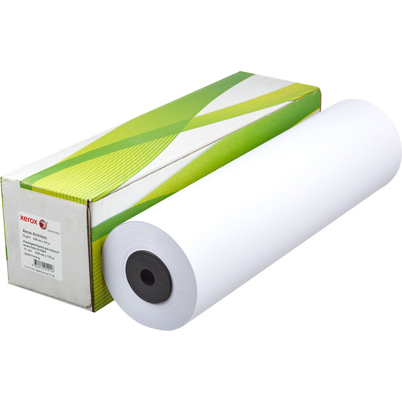 Бумага широкоформатная Xerox Architect 75г 620ммх175м 76мм Бумага широкоформатная Xerox Architect 75г 620ммх175м 76мм