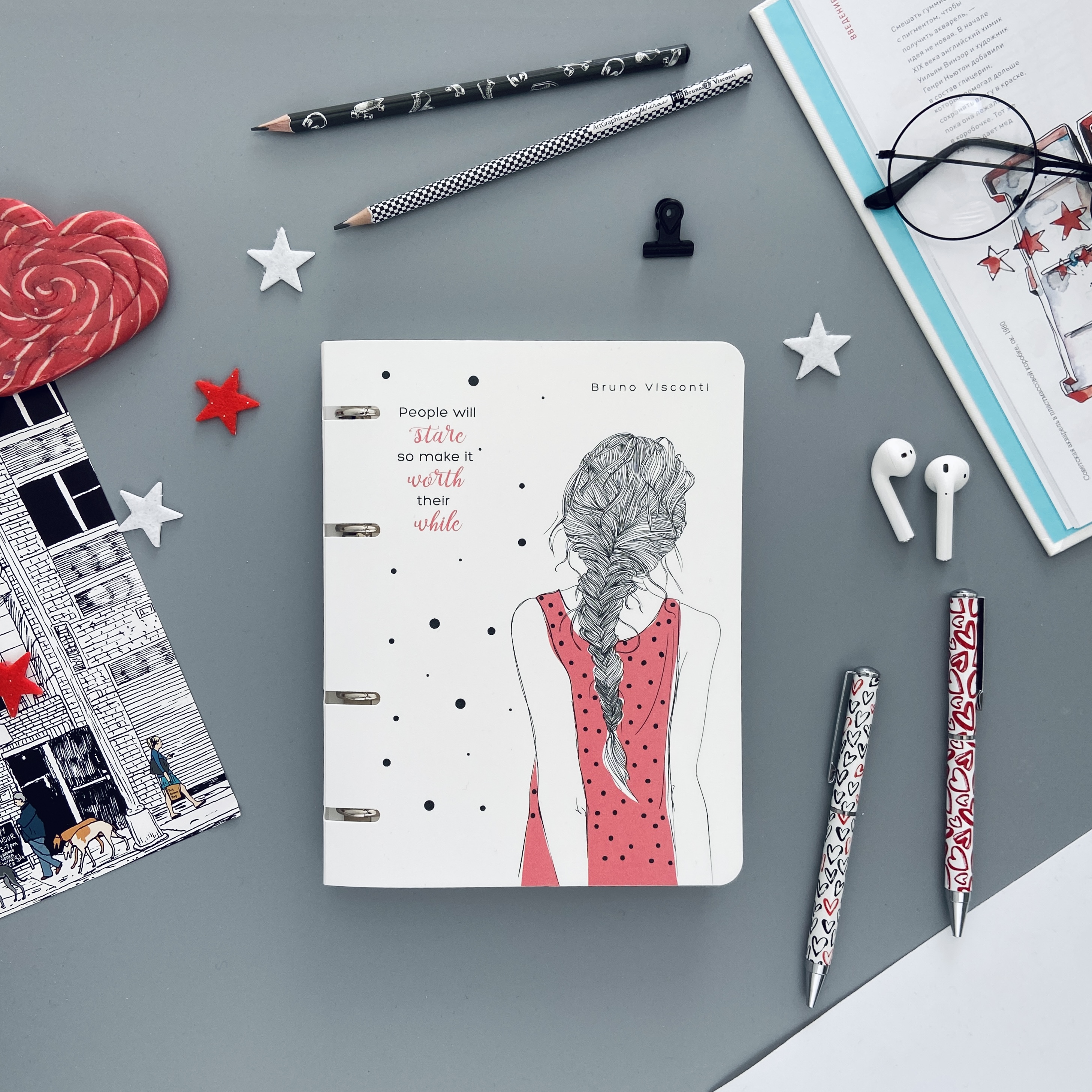 РУЧКА "DOLCE VITA. Сердечки. Красные и Черные." ШАРИКОВАЯ, РУЧКА "DOLCE VITA. Сердечки. Красные и Черные." ШАРИКОВАЯ,