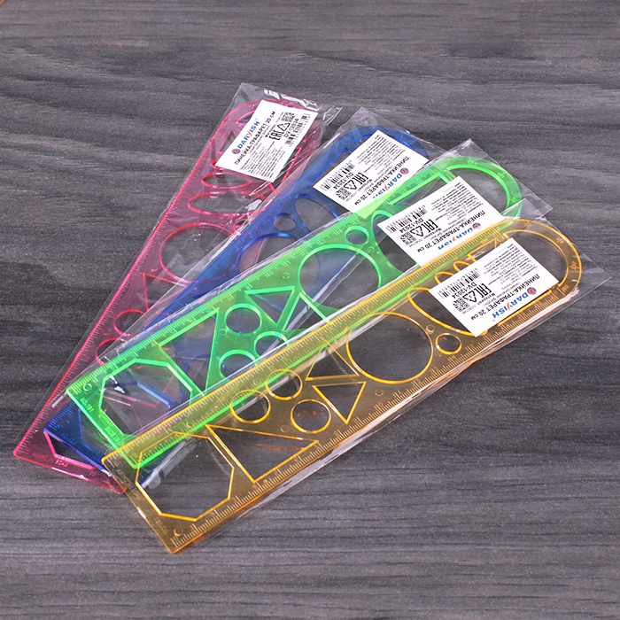 Линейка-трафарет 20см Линейка-трафарет 20см