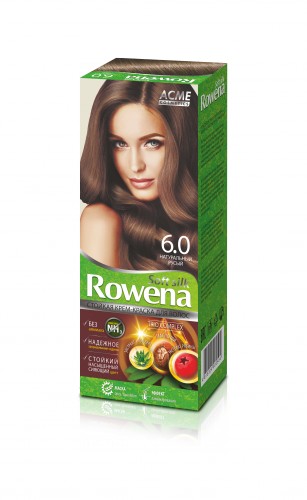 ROWENA Краска для волос "ROWENA SOFT SILK", тон 6.0 Натуральный Русый ROWENA Краска для волос "ROWENA SOFT SILK", тон 6.0 Натуральный Русый