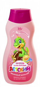 Iris Шампунь и Гель для душа детский "МОЛОЧНЫЙ ШОКОЛАД" 300 мл/12шт Iris Шампунь и Гель для душа детский "МОЛОЧНЫЙ ШОКОЛАД" 300 мл/12шт
