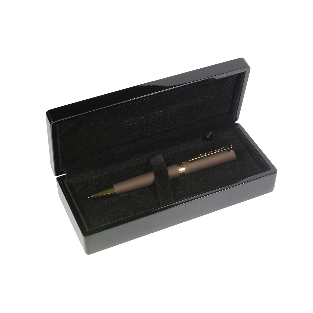 РУЧКА "MILANO" ШАРИКОВАЯ В ДЕРЕВЯННОМ ЛАК. ФУТЛЯРЕ, 1.0 ММ, СИНЯЯ