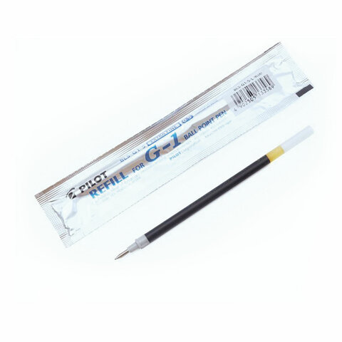 Стержень гелевый PILOT, 128 мм, СИНИЙ, узел 0,5 мм, линия письма 0,3 мм,