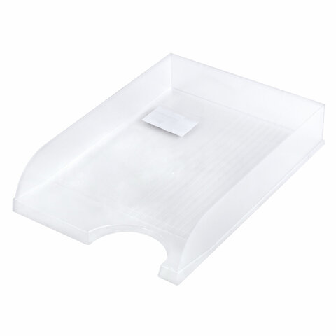 Лоток горизонтальный для бумаг BRAUBERG "Standard", 350х253х65 мм,