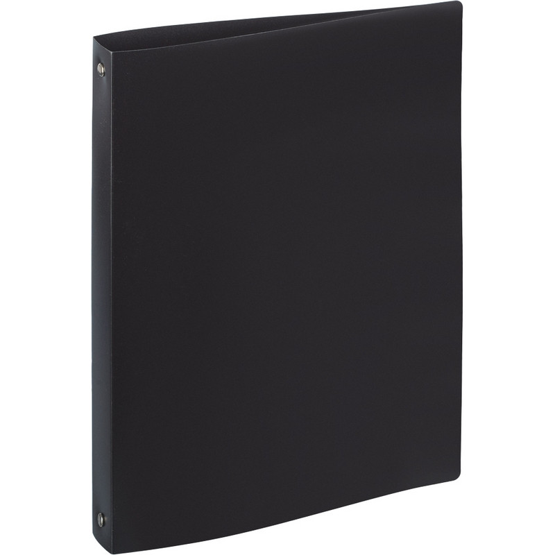 Папка на 4-х кольцах пласт. 17/32мм А4 ATTACHE F504/045 черная штр. Папка на 4-х кольцах пласт. 17/32мм А4 ATTACHE F504/045 черная штр.