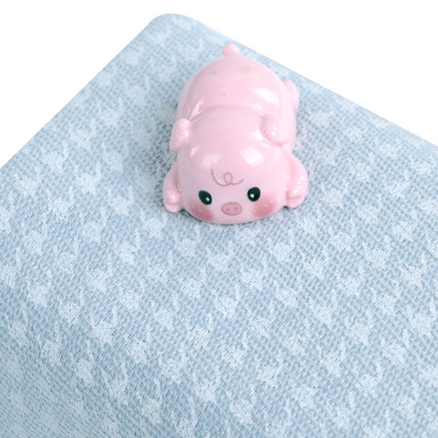 Пенал ЮНЛАНДИЯ ЮНИОР, 1 отделение, полиэстер, аппликация, "Piggy",