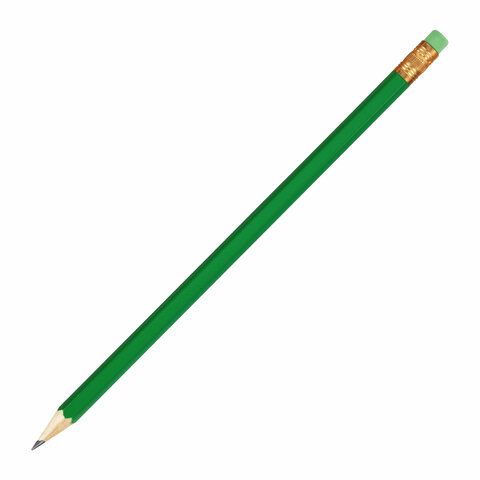 Карандаш чернографитный KOH-I-NOOR, 1 шт., "Astra", НВ, с резинкой,