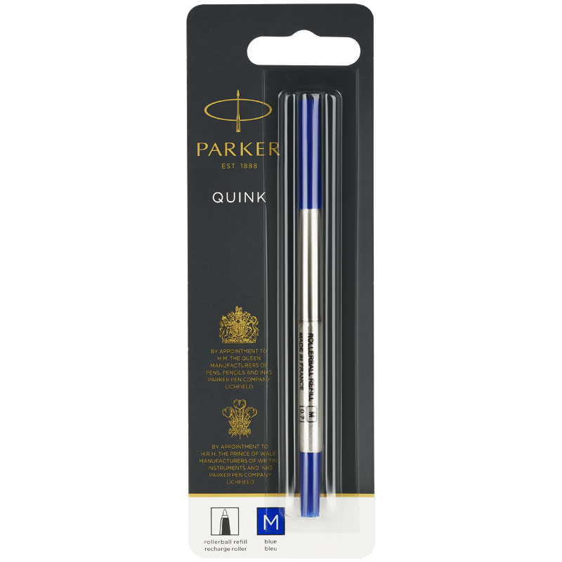 Стержень для роллера Parker "Refill Roller Ball" синий, 0,7мм, блистер Стержень для роллера Parker "Refill Roller Ball" синий, 0,7мм, блистер