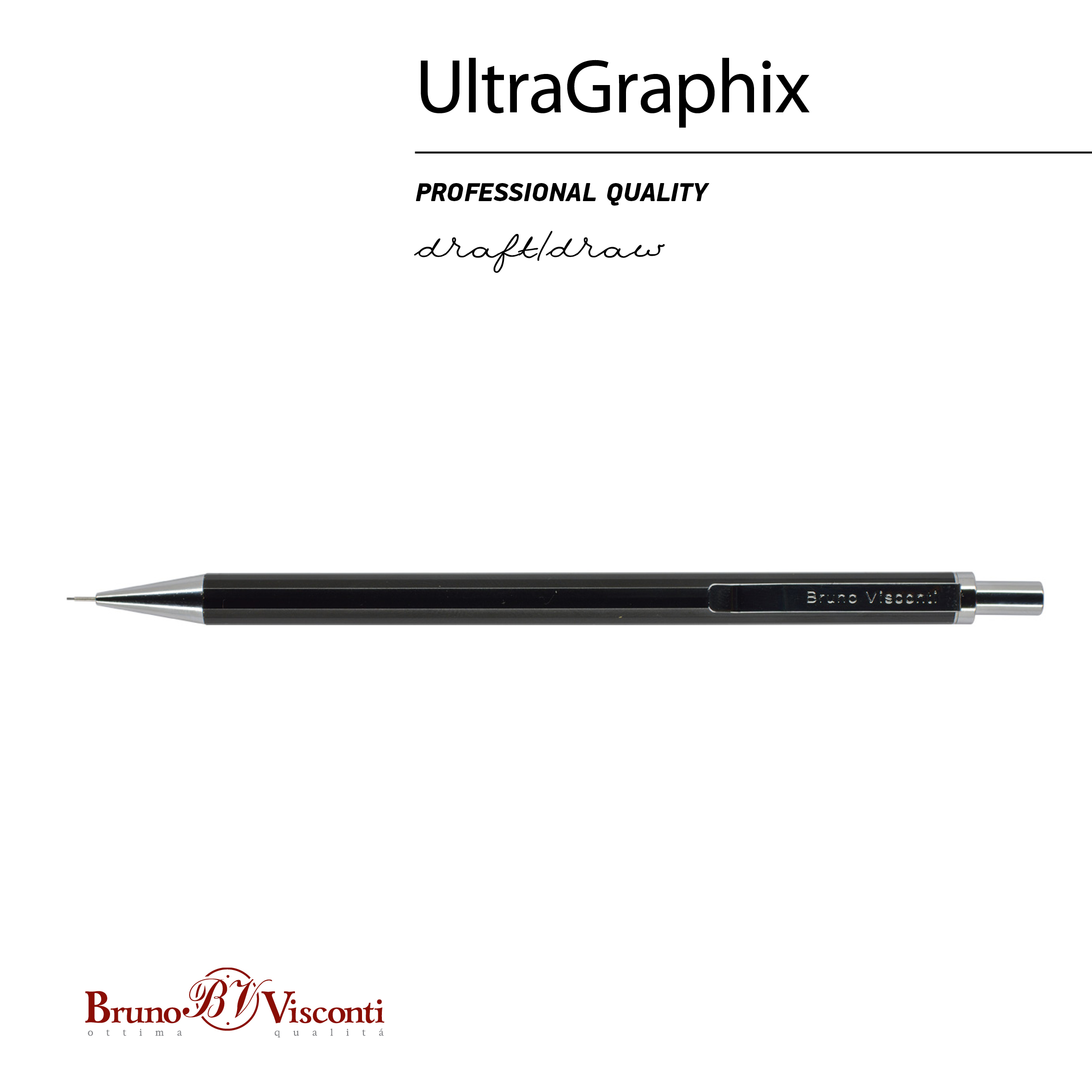 КАРАНДАШ МЕХАНИЧЕСКИЙ МЕТАЛЛИЧЕСКИЙ С ЛАСТИКОМ "UltraGraphix" 0.3 ММ КАРАНДАШ МЕХАНИЧЕСКИЙ МЕТАЛЛИЧЕСКИЙ С ЛАСТИКОМ "UltraGraphix" 0.3 ММ