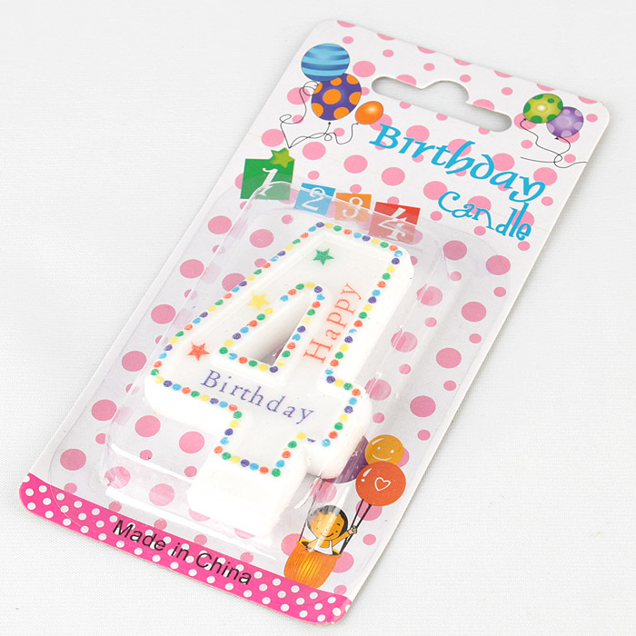 Свеча "Цифра 4" Свеча "Цифра 4"