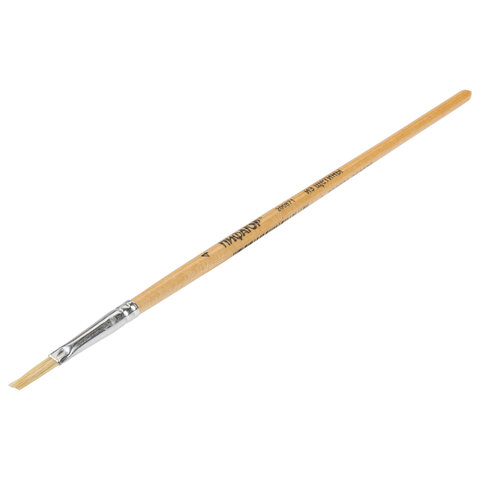 Кисть ПИФАГОР, щетина, плоская, № 4, 200871