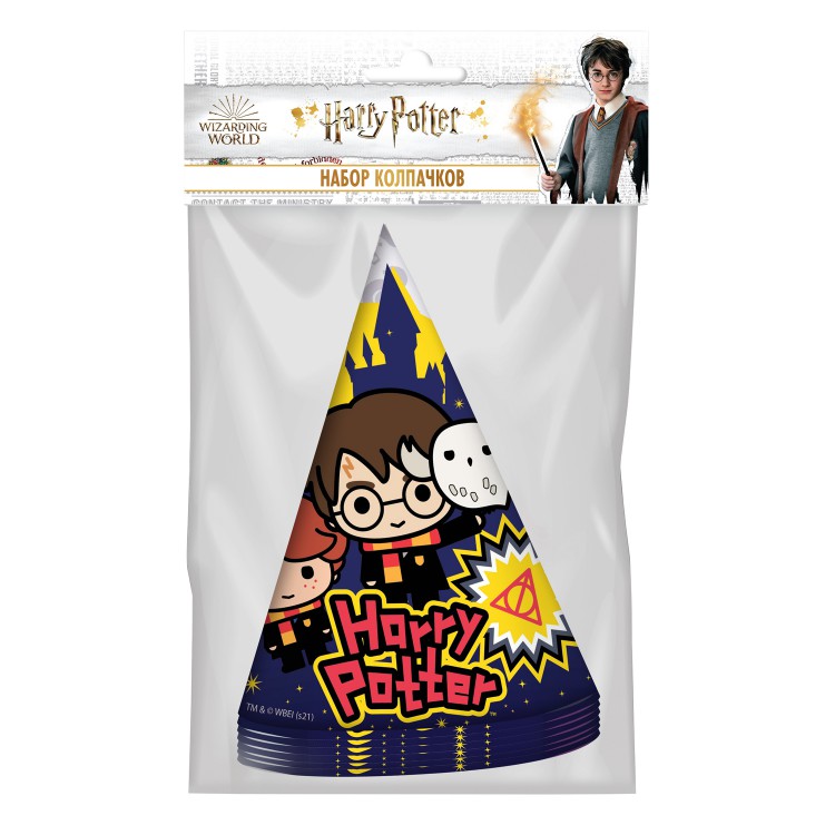 Harry Potter. Набор колпачков, 6 штук (чиби) Harry Potter. Набор колпачков, 6 штук (чиби)