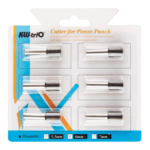 Сменные ножи для дырокола KW-trio 952/954, комплект 6 шт., 130001/6 Сменные ножи для дырокола KW-trio 952/954, комплект 6 шт., 130001/6