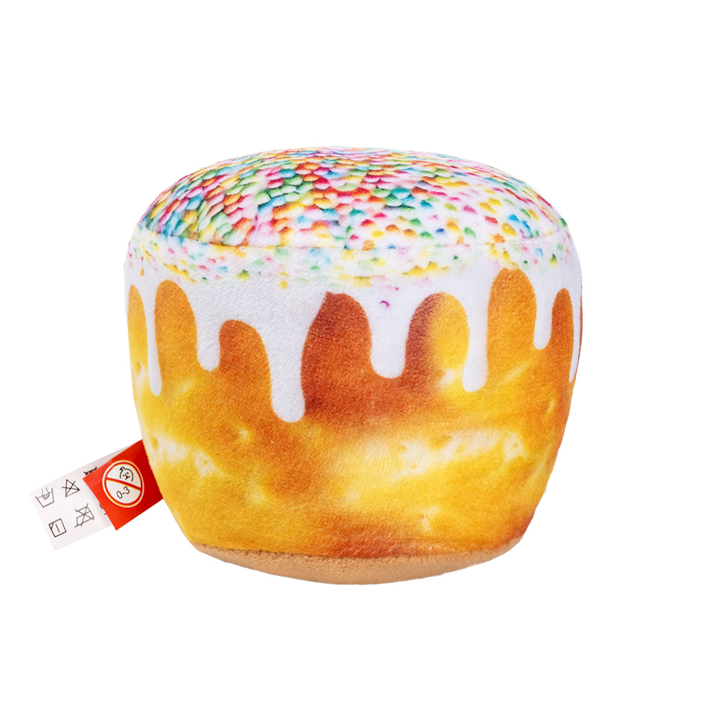 Подарочная игрушка "Кулич" 10,5х10,5х10,5 см.