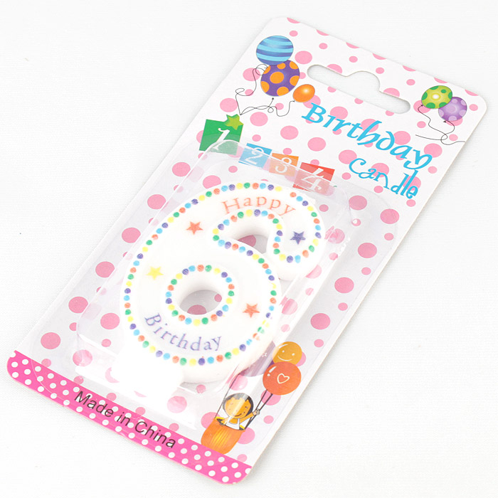 Свеча "Цифра 6" Свеча "Цифра 6"