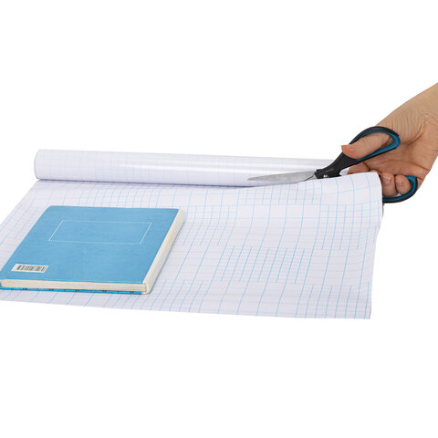 Пленка самоклеящаяся для учебников и книг глянцевая, рулон 45х300 см, ПИФАГОР,