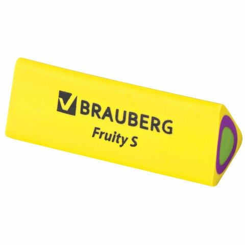 Ластик BRAUBERG "Fruity S", 44х15х15 мм, ассорти, термопластичная Ластик BRAUBERG "Fruity S", 44х15х15 мм, ассорти, термопластичная