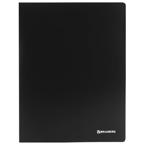 Папка на 2 кольцах BRAUBERG "Office", 25 мм, черная, до 170 листов, Папка на 2 кольцах BRAUBERG "Office", 25 мм, черная, до 170 листов,