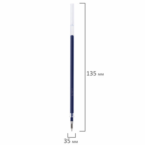 Стержни гелевые STAFF, 135 мм, НАБОР 10 шт. + 2 шт. в ПОДАРОК, СИНИЕ, Стержни гелевые STAFF, 135 мм, НАБОР 10 шт. + 2 шт. в ПОДАРОК, СИНИЕ,
