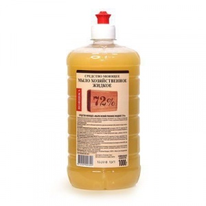 ЭКМИ КОЛОР Средство моющее МЫЛО ЖИДКОЕ ХОЗЯЙСТВЕННОЕ 72% "Сода эффект" ЭКМИ КОЛОР Средство моющее МЫЛО ЖИДКОЕ ХОЗЯЙСТВЕННОЕ 72% "Сода эффект"