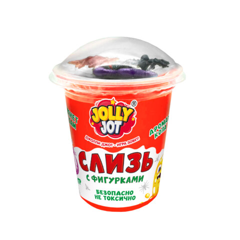 Слайм Слизь с фигурками, насекомые, 200 г, АССОРТИ 3 вида, JOLLY JOT (ДЖОЛЛИ