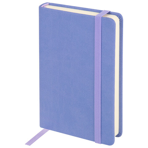 Скетчбук, слоновая кость 140 г/м2 90х140 мм, 80 л., КОЖЗАМ, резинка, BRAUBERG