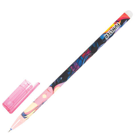 Ручка стираемая гелевая с принтом FUNSTER (ФАНСТЕР) "ANIME", СИНЯЯ, Ручка стираемая гелевая с принтом FUNSTER (ФАНСТЕР) "ANIME", СИНЯЯ,