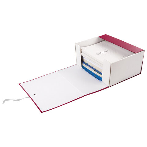 Короб архивный А4 (240х330 мм), 150 мм, 2 завязки, бумвинил, до 1400 листов, Короб архивный А4 (240х330 мм), 150 мм, 2 завязки, бумвинил, до 1400 листов,