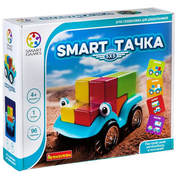 Логическая игра BONDIBON Smart Тачка 5X5, арт. SG 018 RU Логическая игра BONDIBON Smart Тачка 5X5, арт. SG 018 RU