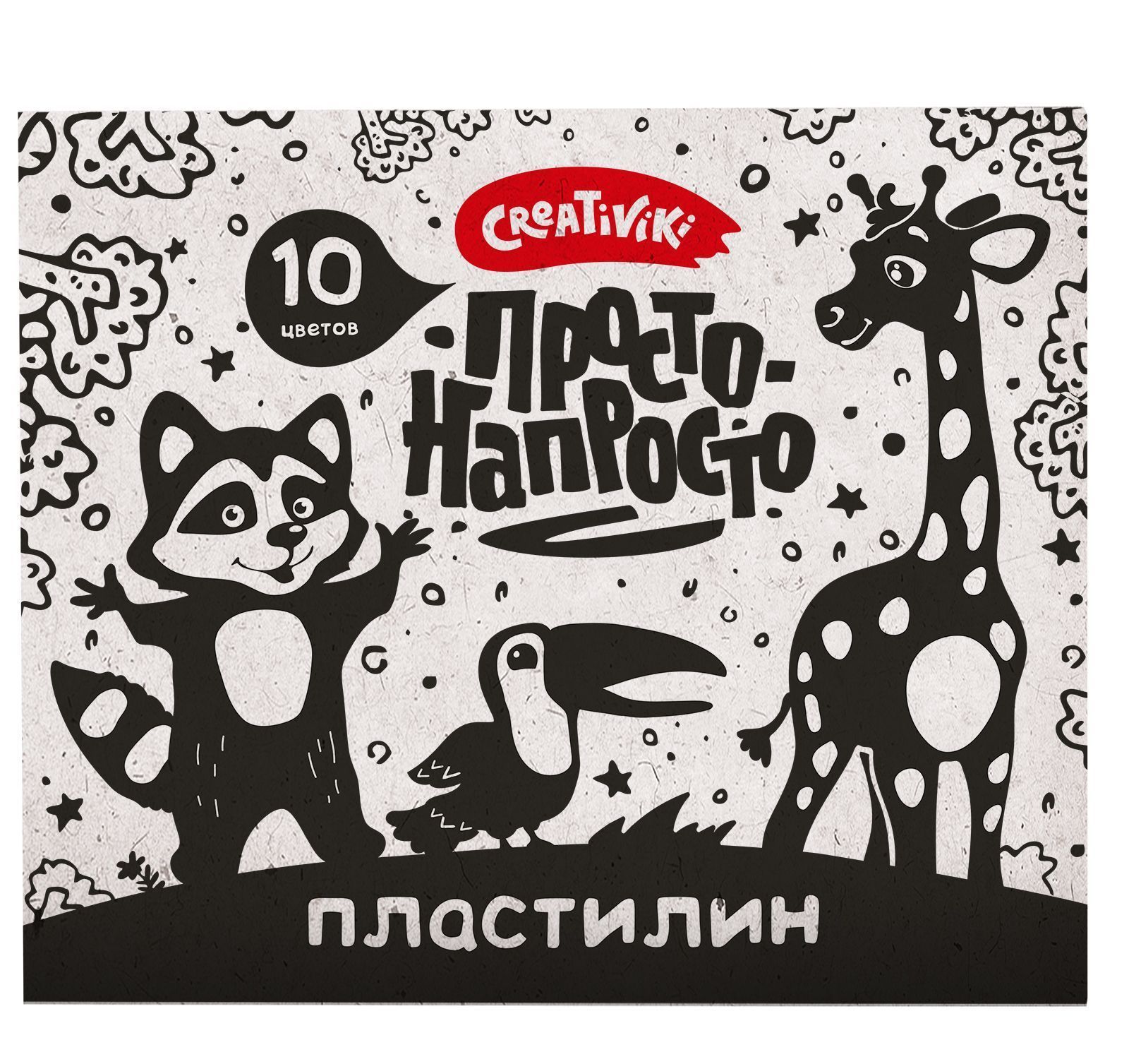 Пластилин Creativiki ПРОСТО 10 цв. 12 г 3+ Пластилин Creativiki ПРОСТО 10 цв. 12 г 3+
