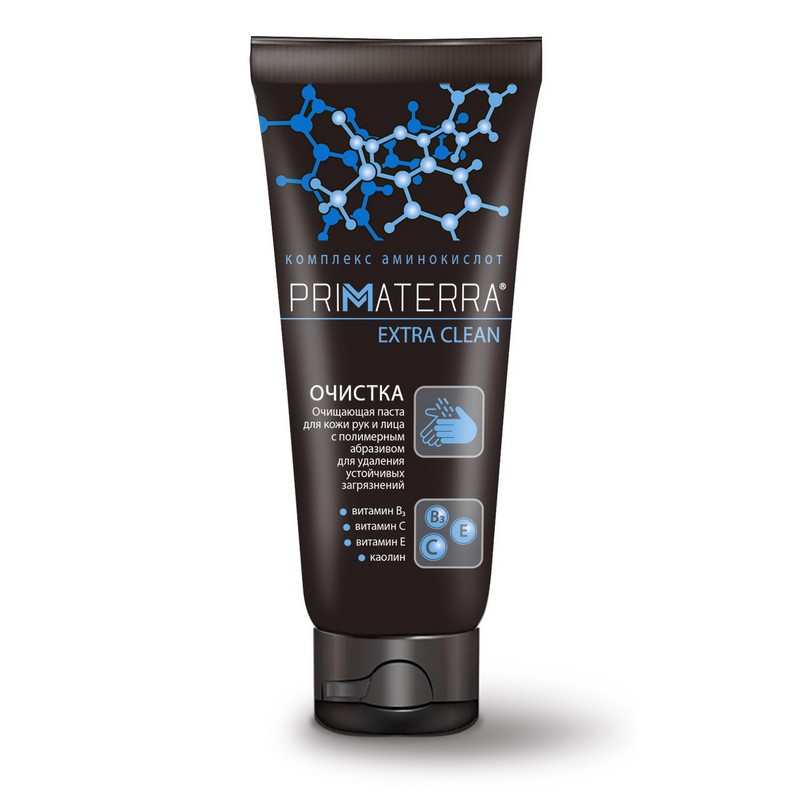 Паста очищающая Primaterra EXTRA CLEAN с полимер абраз для очист рук 200 мл Паста очищающая Primaterra EXTRA CLEAN с полимер абраз для очист рук 200 мл