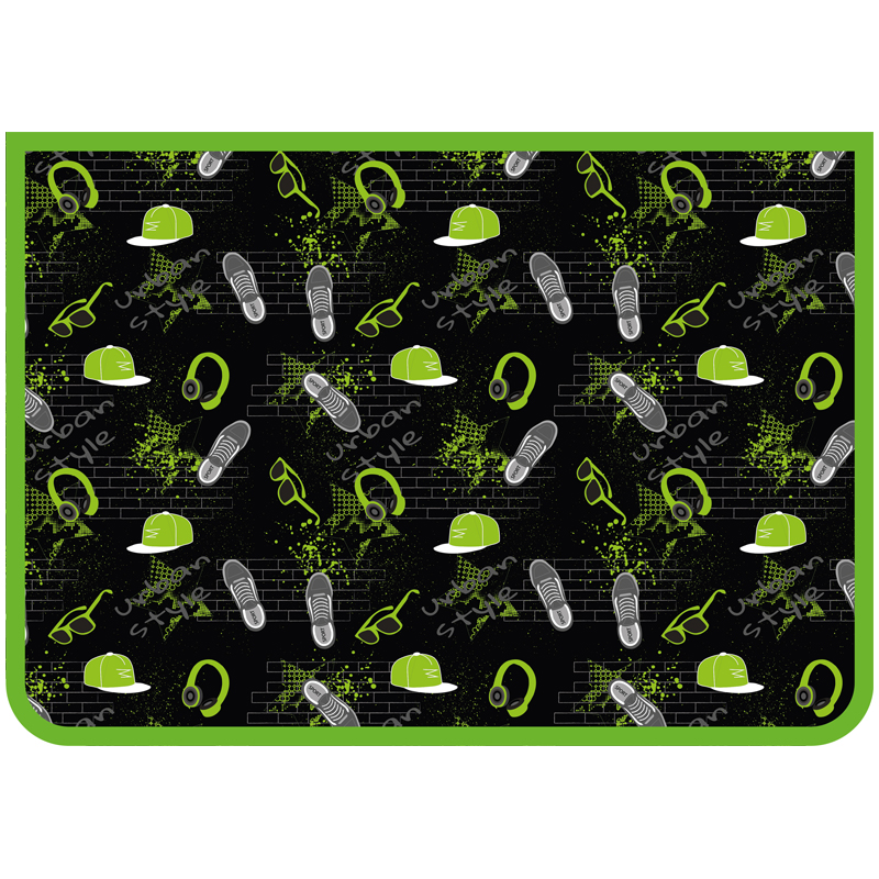 Папка для тетрадей 2 отделения А4 ArtSpace "Urban Style", пластик, Папка для тетрадей 2 отделения А4 ArtSpace "Urban Style", пластик,