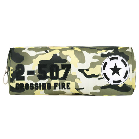 Пенал мягкий ПИФАГОР, 1 отделение, ПВХ, ассорти "Camouflage", 20х7х4 Пенал мягкий ПИФАГОР, 1 отделение, ПВХ, ассорти "Camouflage", 20х7х4